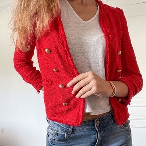 Zara red Jacket
